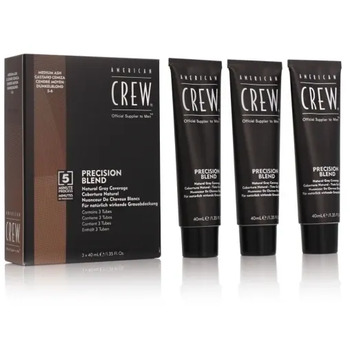 PRECISION BLEND Natural Gray Coverage - Tónovacia pena na vlasy pre šedivé vlasy 3 x 40 ml